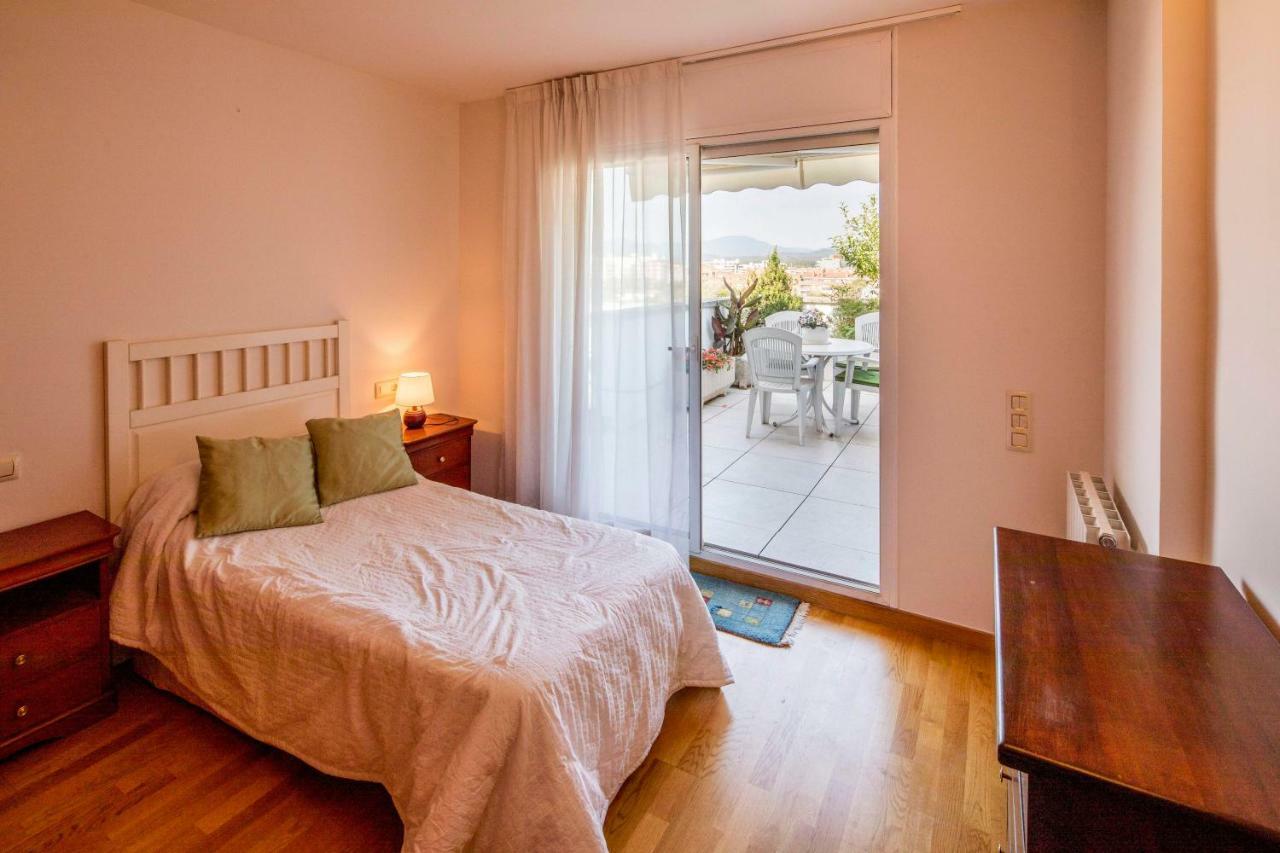 Appartamento Ático con gran terraza en el corazón de Girona Esterno foto