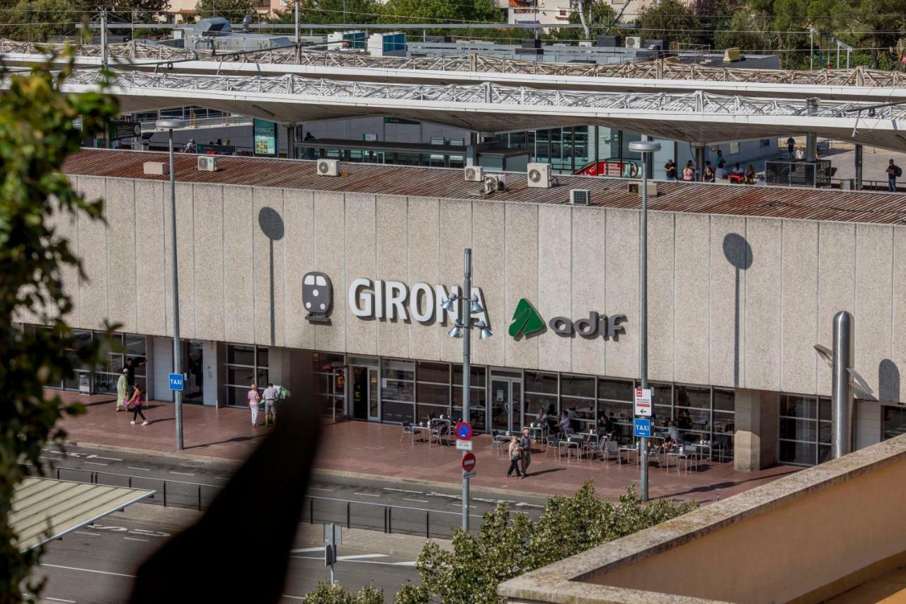 Appartamento Ático con gran terraza en el corazón de Girona Esterno foto