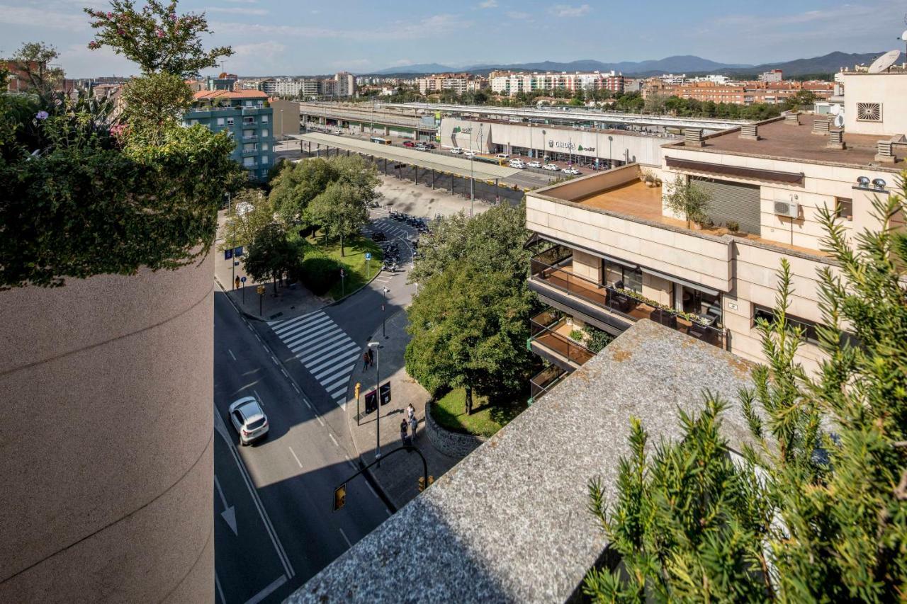 Appartamento Ático con gran terraza en el corazón de Girona Esterno foto